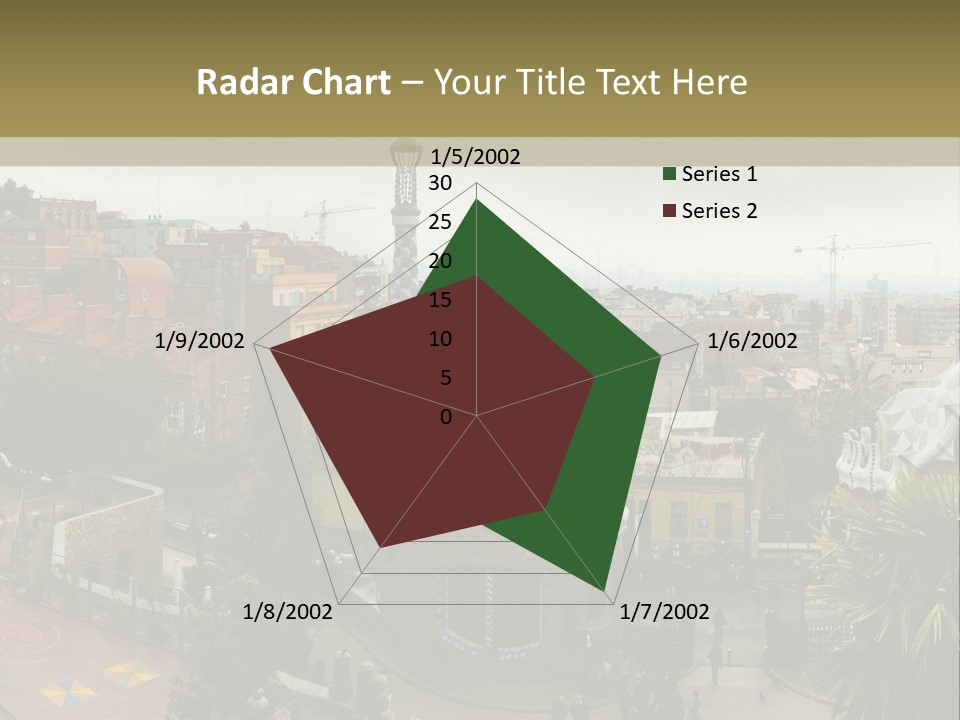 Park Guell By Antoni Gaudi Architect PowerPoint Template