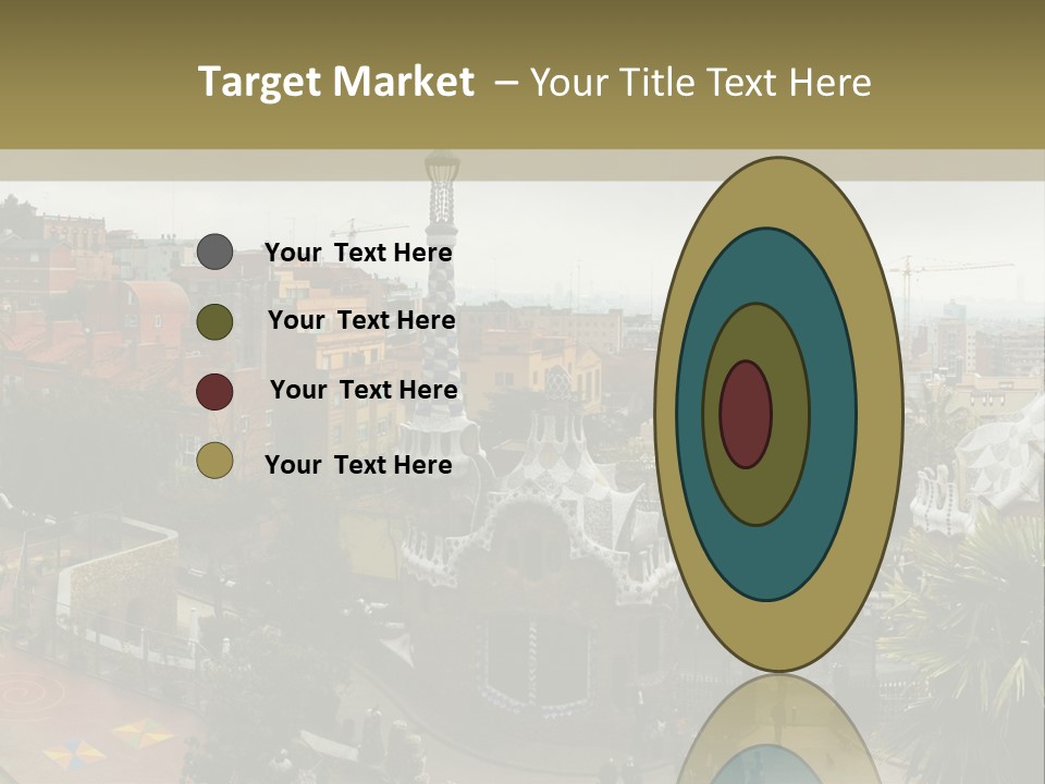 Park Guell By Antoni Gaudi Architect PowerPoint Template