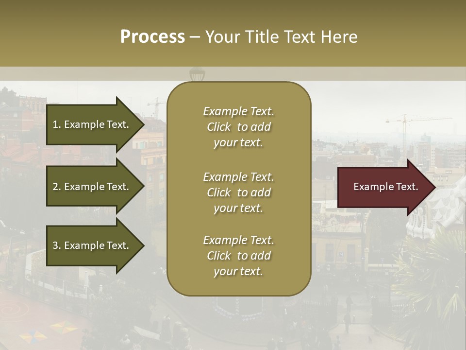 Park Guell By Antoni Gaudi Architect PowerPoint Template
