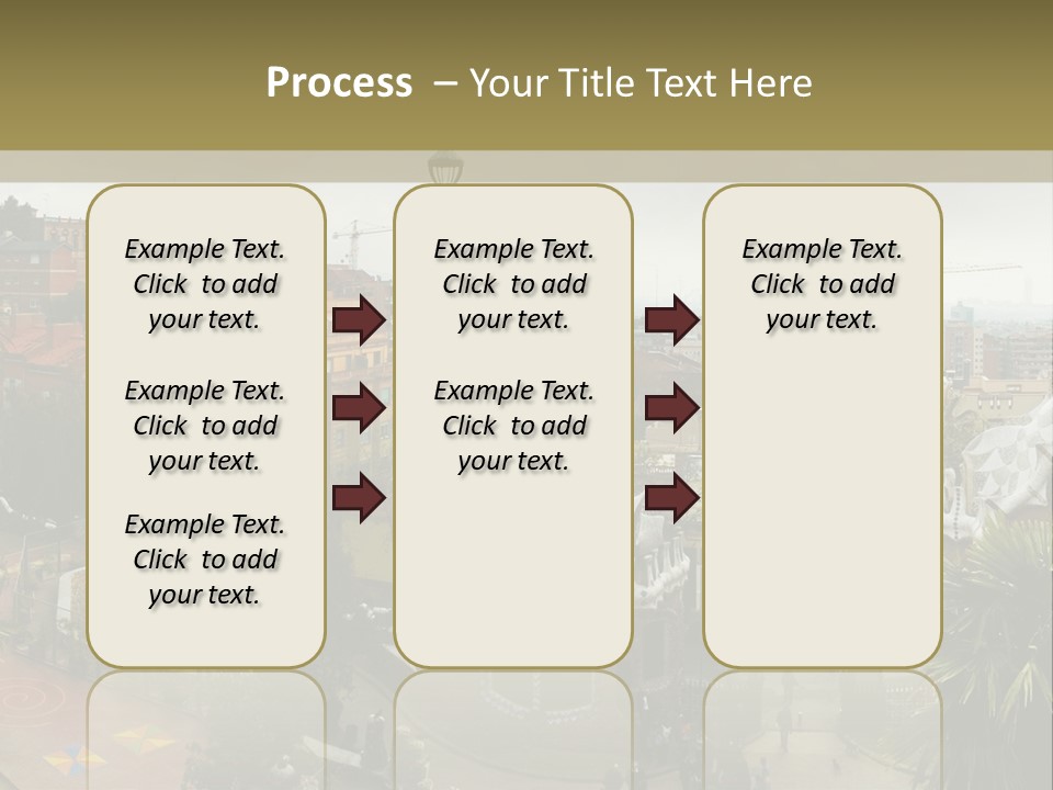 Park Guell By Antoni Gaudi Architect PowerPoint Template