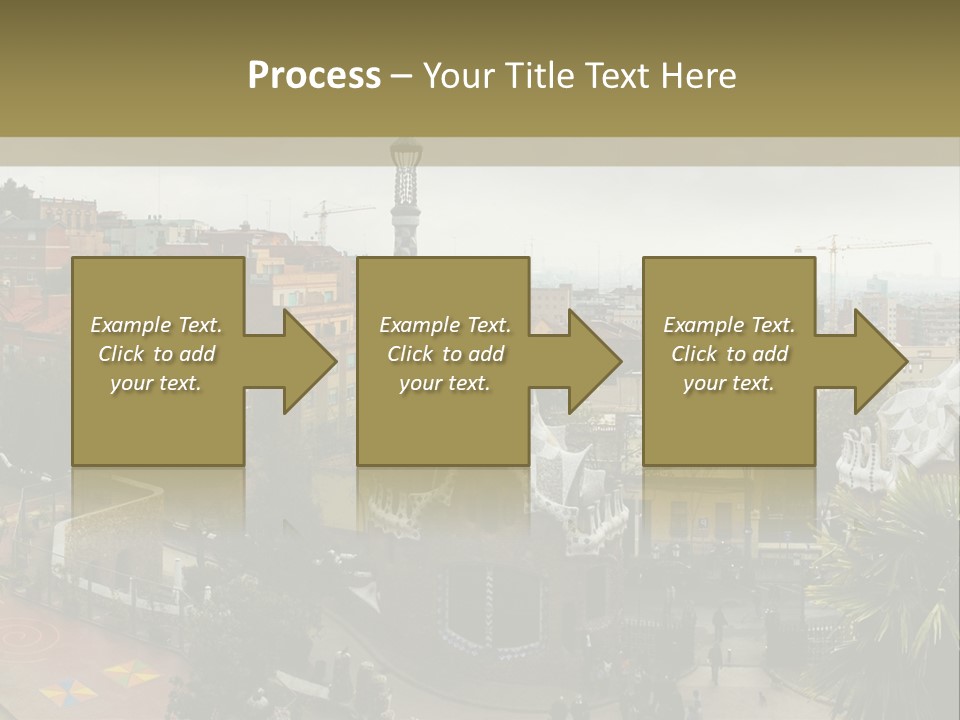 Park Guell By Antoni Gaudi Architect PowerPoint Template