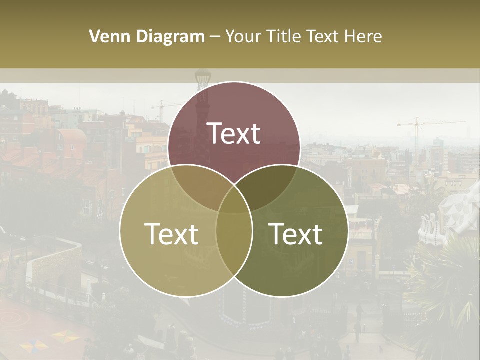 Park Guell By Antoni Gaudi Architect PowerPoint Template