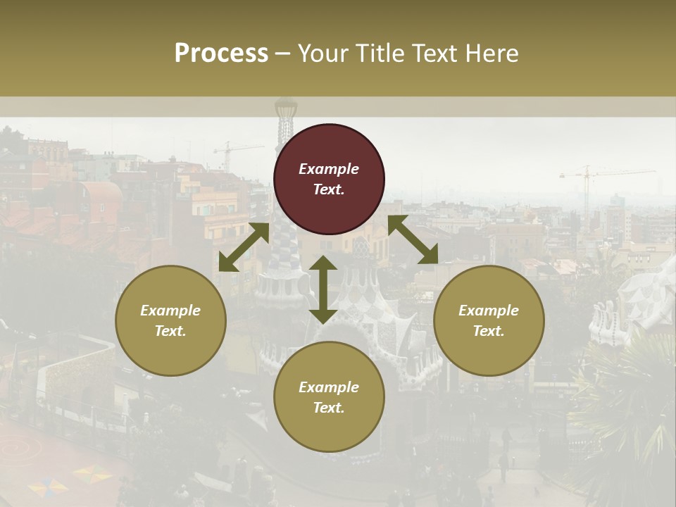 Park Guell By Antoni Gaudi Architect PowerPoint Template