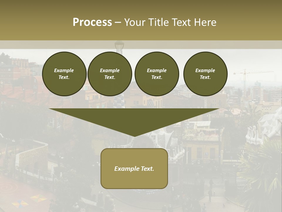 Park Guell By Antoni Gaudi Architect PowerPoint Template