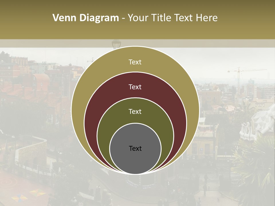 Park Guell By Antoni Gaudi Architect PowerPoint Template
