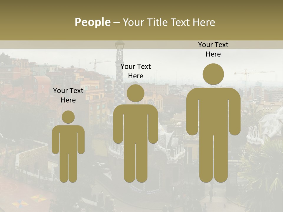 Park Guell By Antoni Gaudi Architect PowerPoint Template