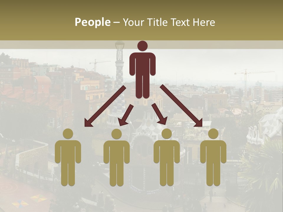 Park Guell By Antoni Gaudi Architect PowerPoint Template