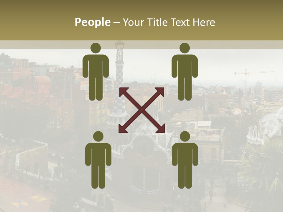 Park Guell By Antoni Gaudi Architect PowerPoint Template