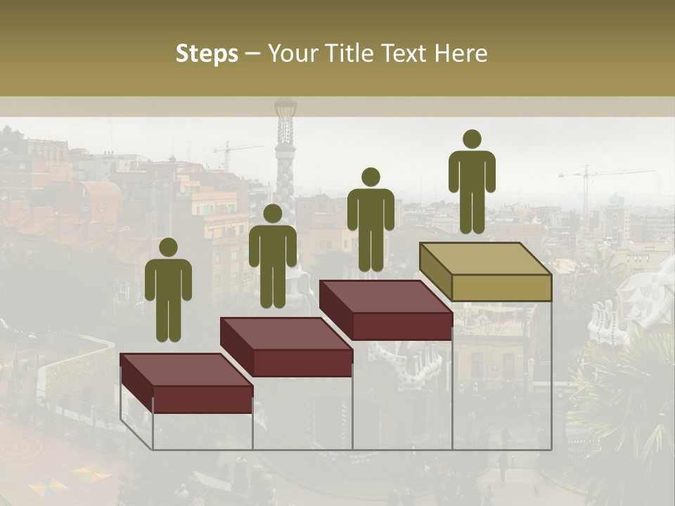 Park Guell By Antoni Gaudi Architect PowerPoint Template