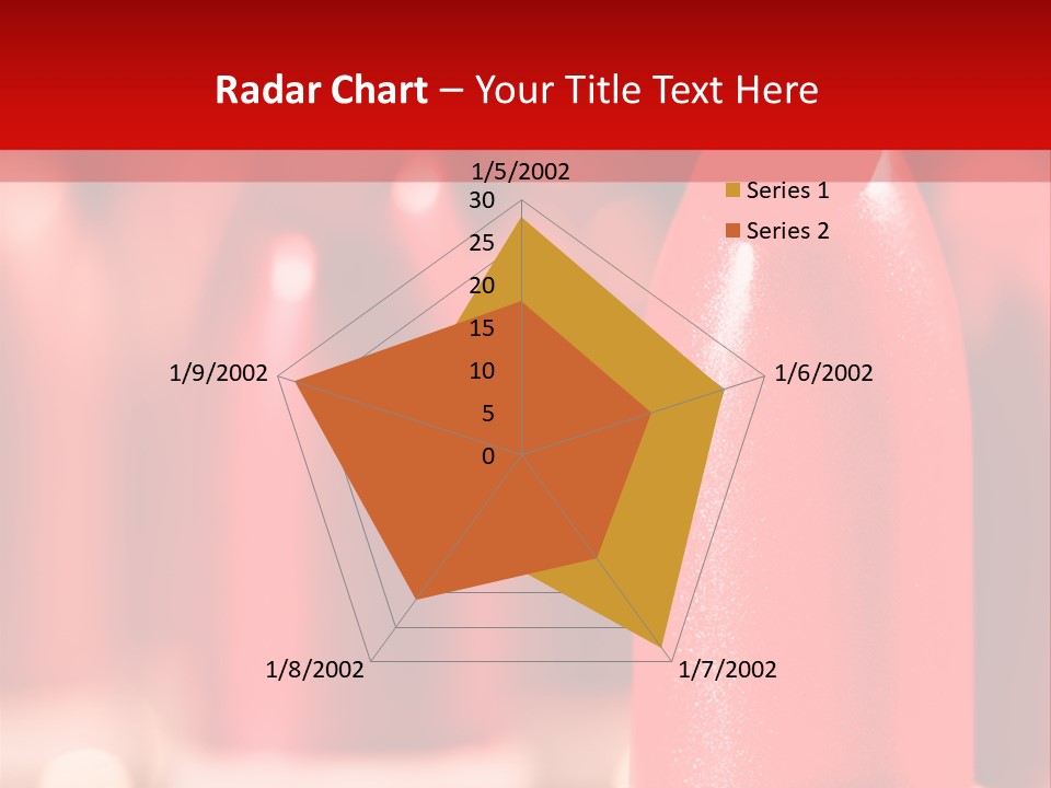 A Group Of Red Lipsticks On A Red Background PowerPoint Template