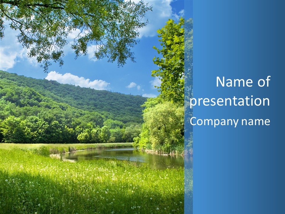 River PowerPoint Template