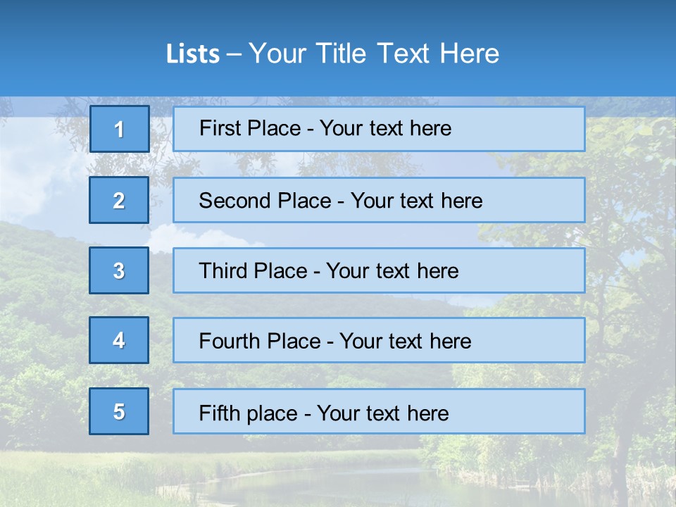 River PowerPoint Template