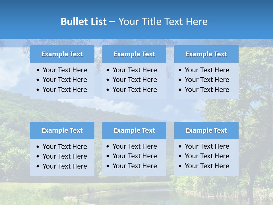 River PowerPoint Template
