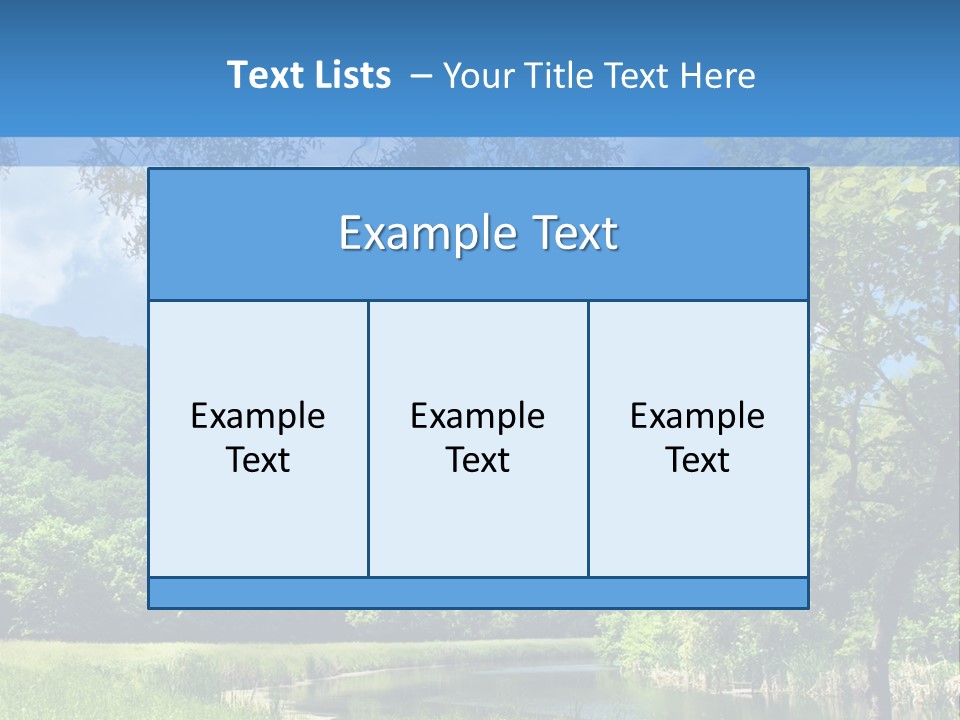River PowerPoint Template