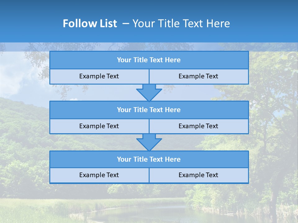 River PowerPoint Template