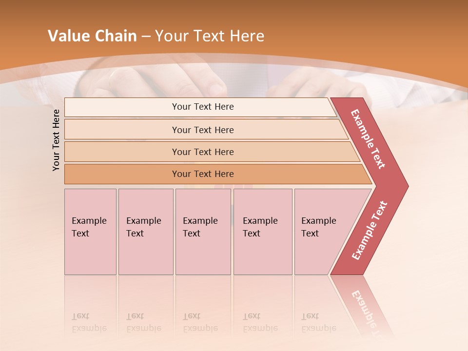 Businessman Selling A New House At His Office (Selective Focus) PowerPoint Template