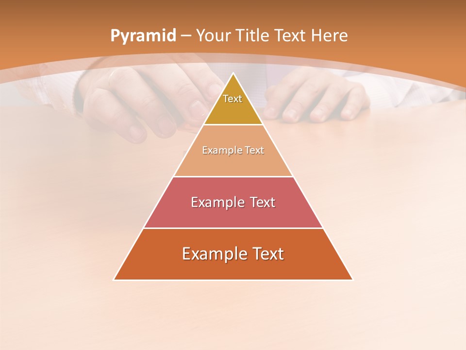 Businessman Selling A New House At His Office (Selective Focus) PowerPoint Template