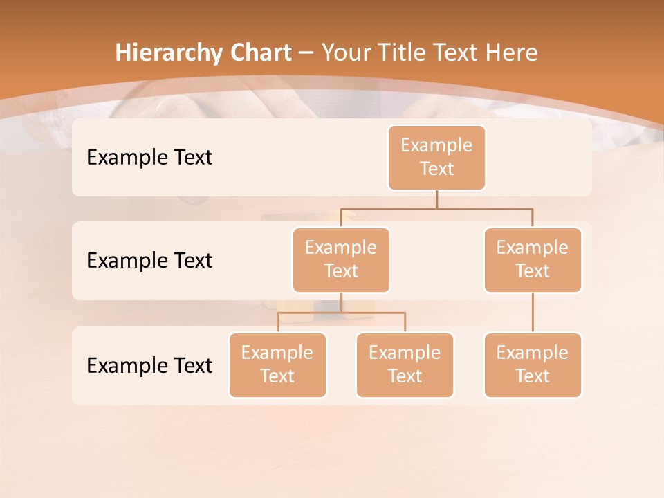 Businessman Selling A New House At His Office (Selective Focus) PowerPoint Template