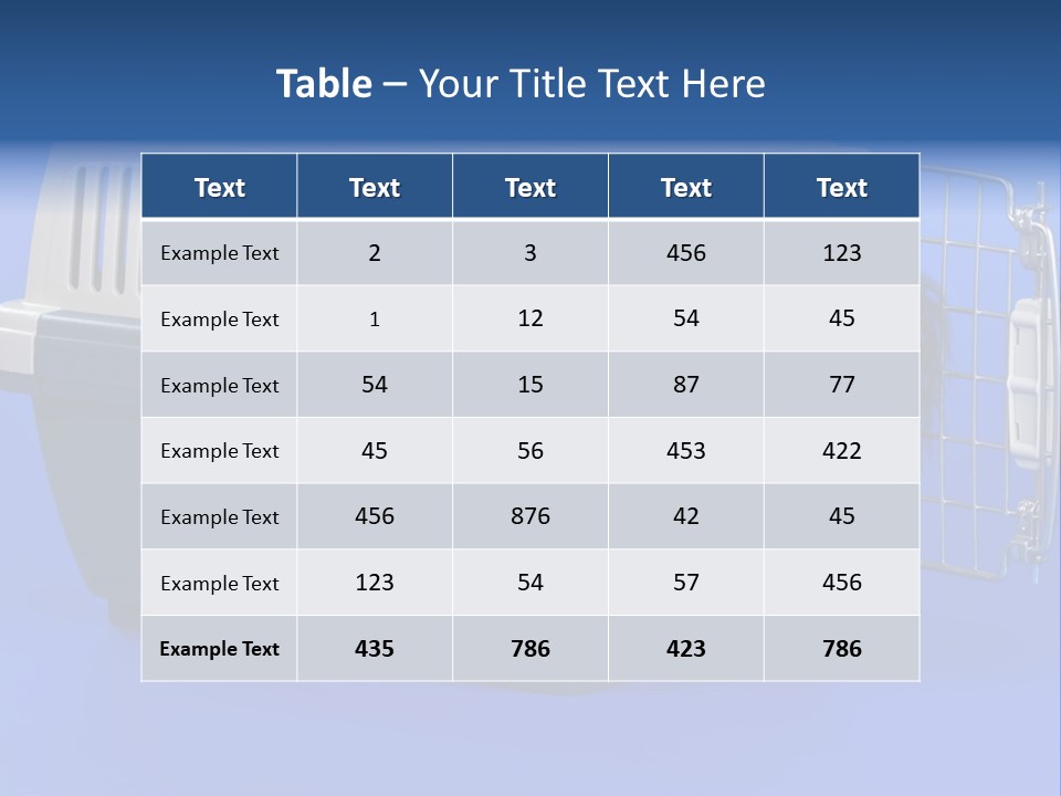 Young Dog Papillon And A Plastic Carrier PowerPoint Template