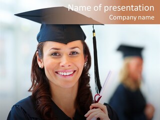 Old Books And Glass Of Cognac On Wood Background. Selective Focus On Front Edge Of Books. PowerPoint Template