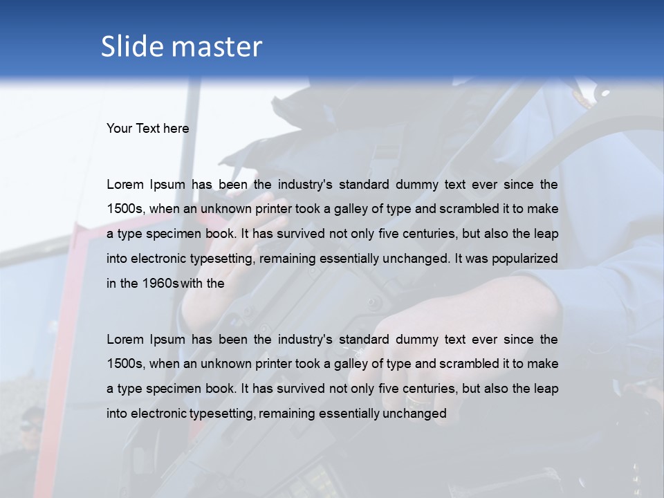 A Man In A Black Mask Holding A Gun PowerPoint Template