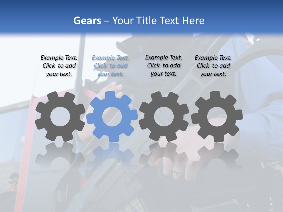 A Man In A Black Mask Holding A Gun PowerPoint Template