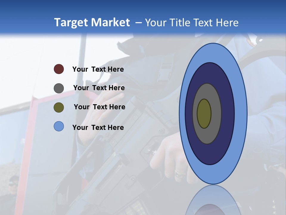 A Man In A Black Mask Holding A Gun PowerPoint Template