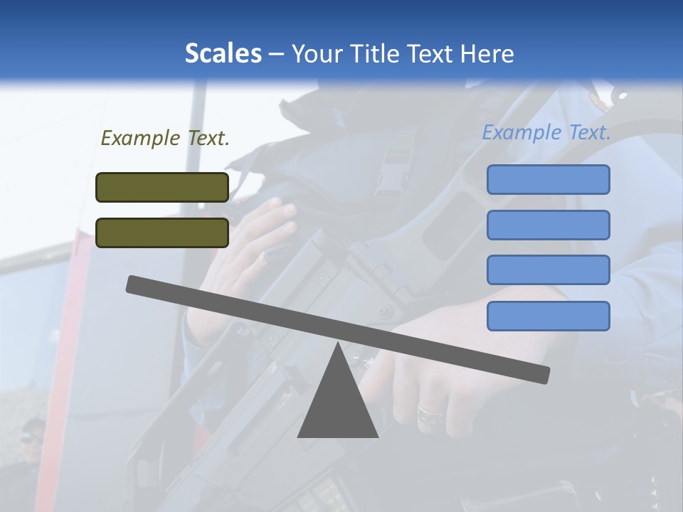 A Man In A Black Mask Holding A Gun PowerPoint Template