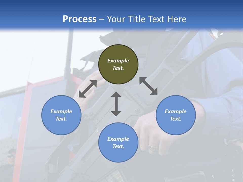 A Man In A Black Mask Holding A Gun PowerPoint Template