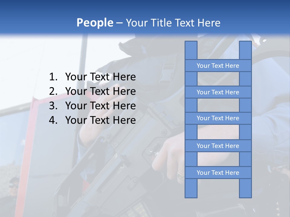 A Man In A Black Mask Holding A Gun PowerPoint Template