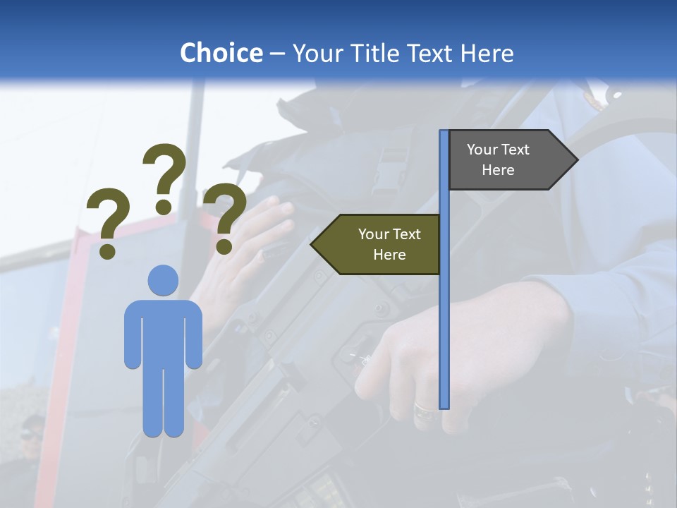 A Man In A Black Mask Holding A Gun PowerPoint Template