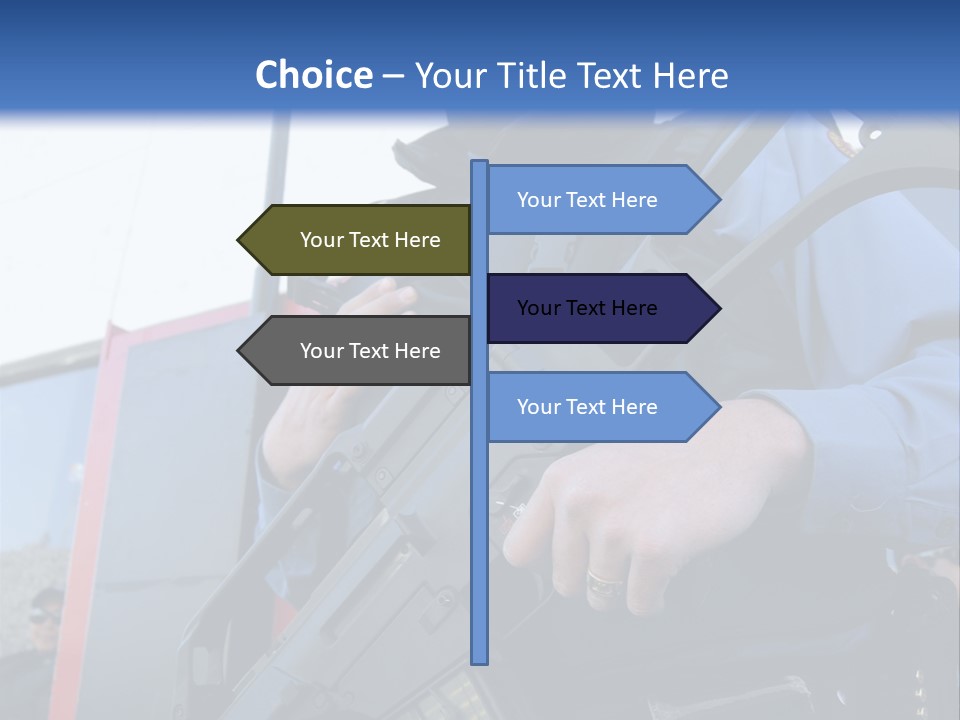 A Man In A Black Mask Holding A Gun PowerPoint Template