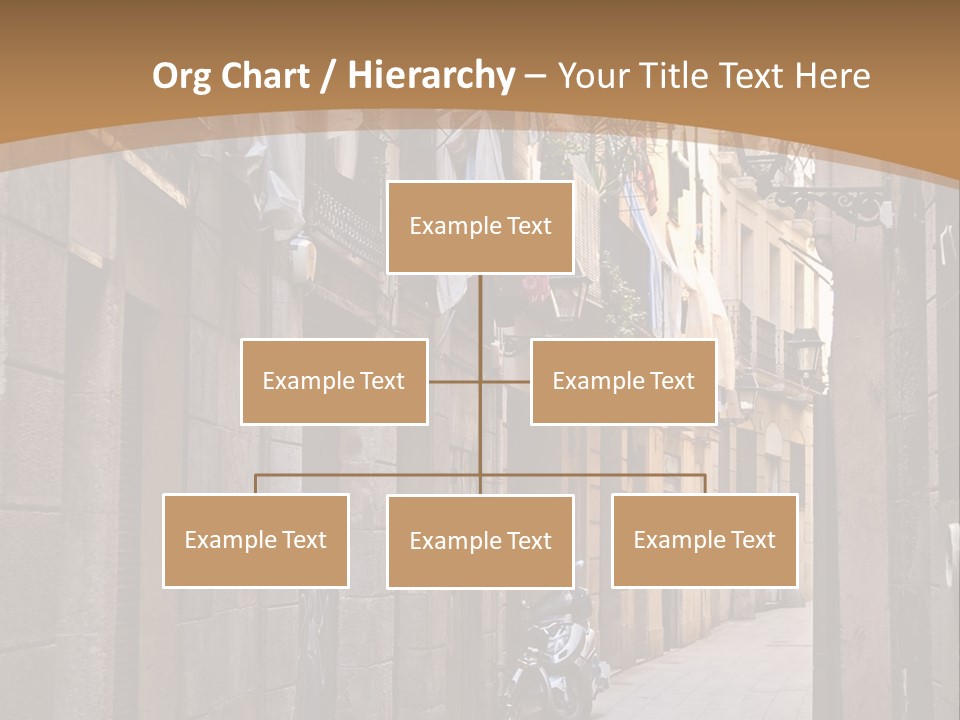 Tenement House In Barcelona. PowerPoint Template