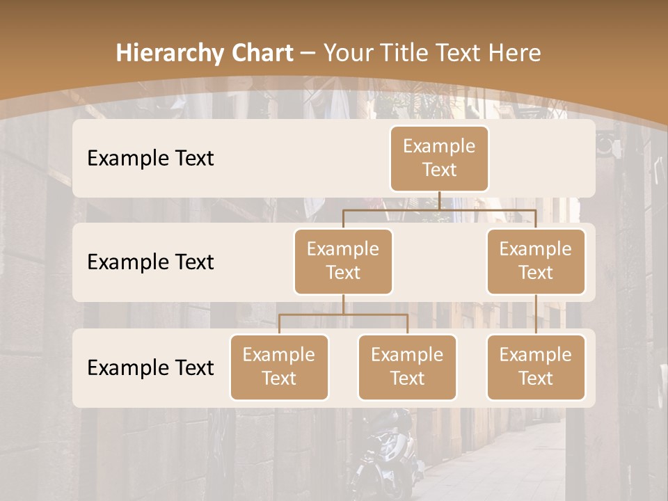 Tenement House In Barcelona. PowerPoint Template