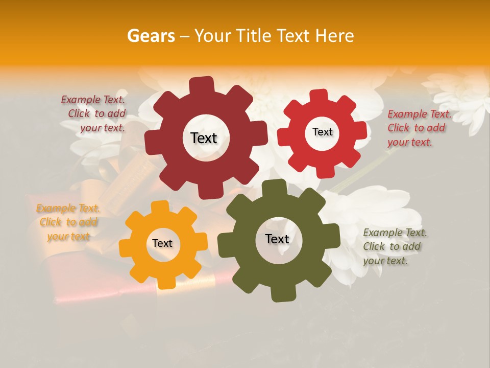 Flower And Gift PowerPoint Template