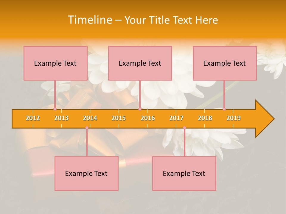 Flower And Gift PowerPoint Template