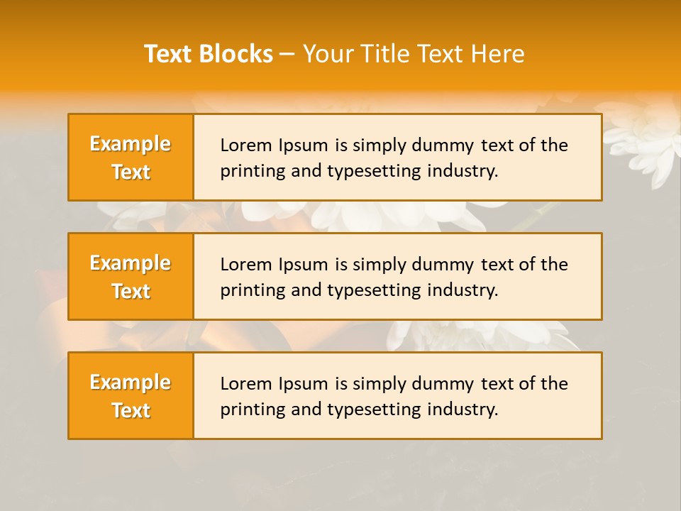 Flower And Gift PowerPoint Template
