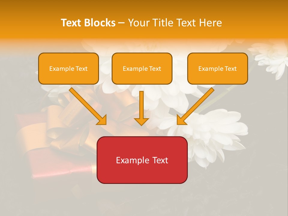 Flower And Gift PowerPoint Template