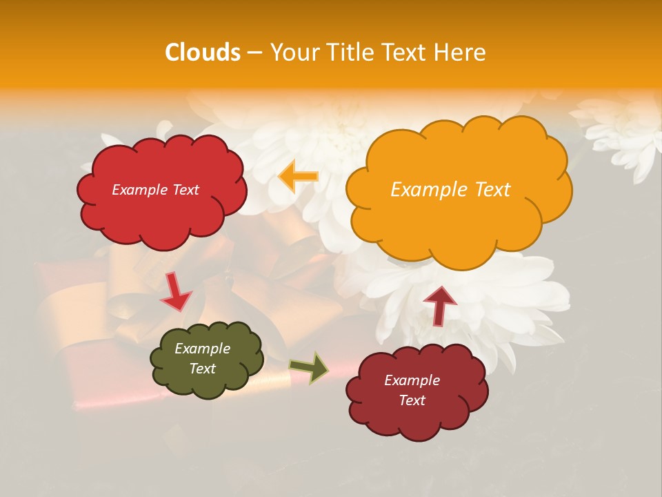 Flower And Gift PowerPoint Template