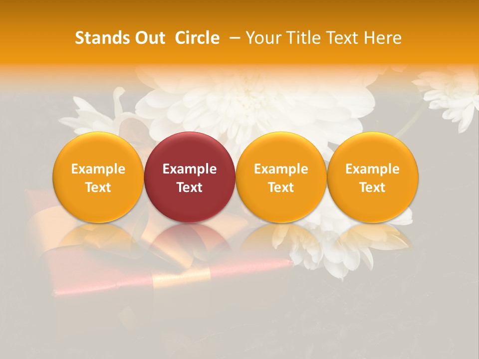 Flower And Gift PowerPoint Template