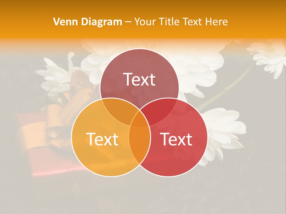 Flower And Gift PowerPoint Template