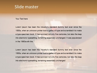 A Sign On A Beach Meaning Dogs Are Not Allowed PowerPoint Template