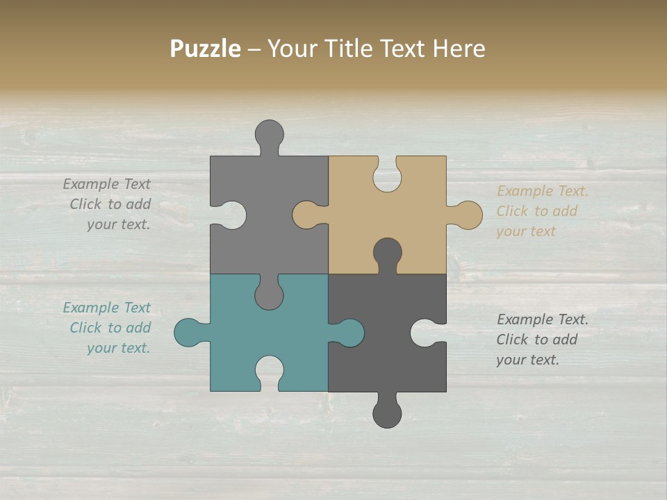 Fragment Of Old Green Peeled Paint Wooden Background PowerPoint Template