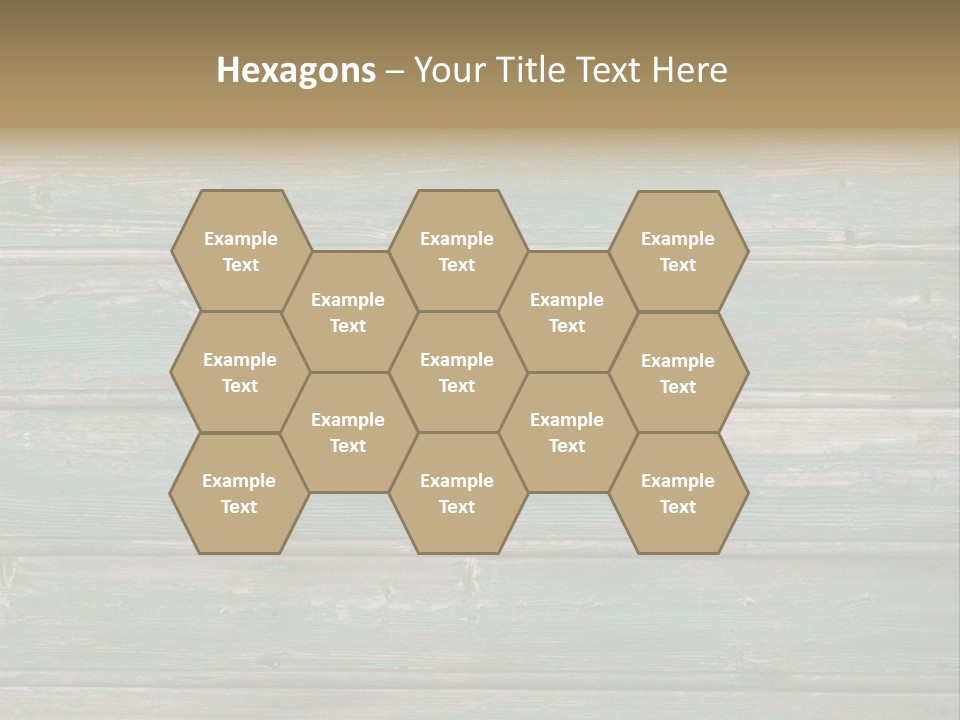 Fragment Of Old Green Peeled Paint Wooden Background PowerPoint Template