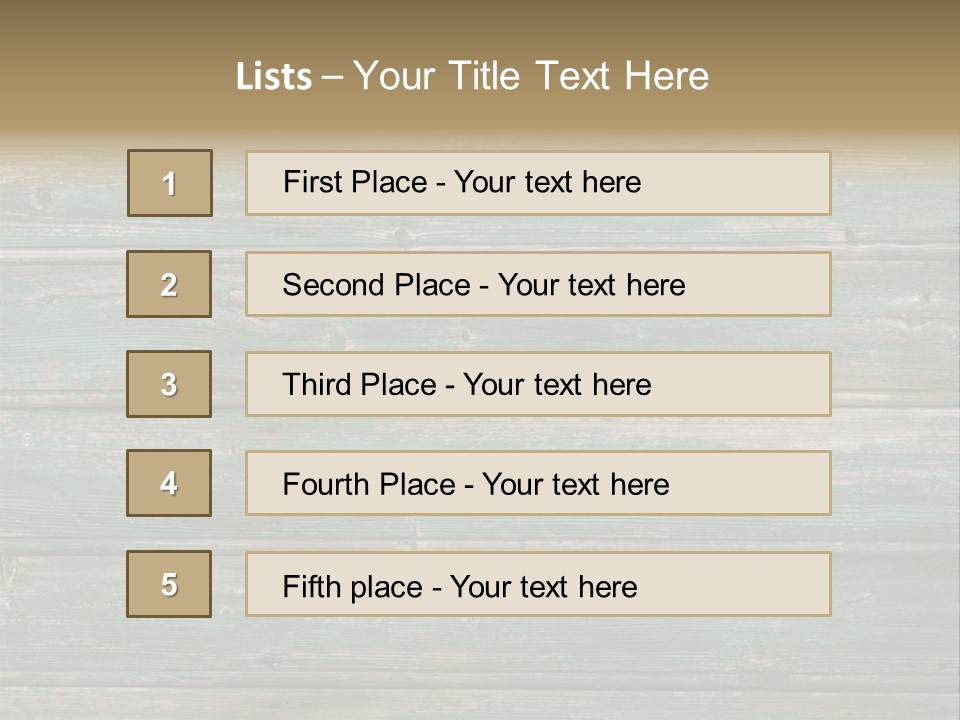 Fragment Of Old Green Peeled Paint Wooden Background PowerPoint Template