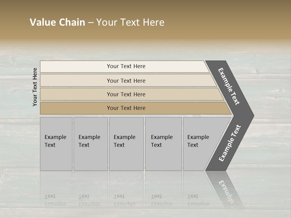 Fragment Of Old Green Peeled Paint Wooden Background PowerPoint Template