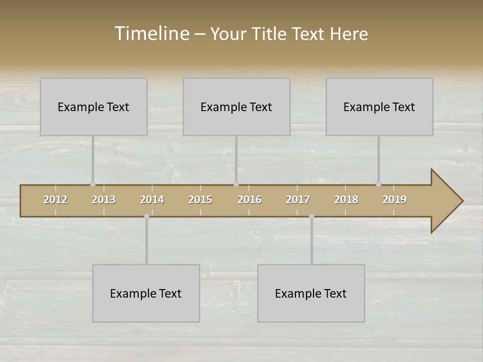 Fragment Of Old Green Peeled Paint Wooden Background PowerPoint Template