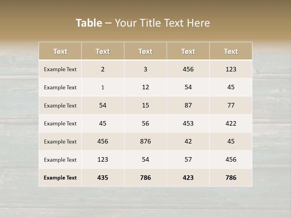 Fragment Of Old Green Peeled Paint Wooden Background PowerPoint Template