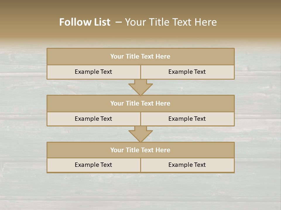 Fragment Of Old Green Peeled Paint Wooden Background PowerPoint Template