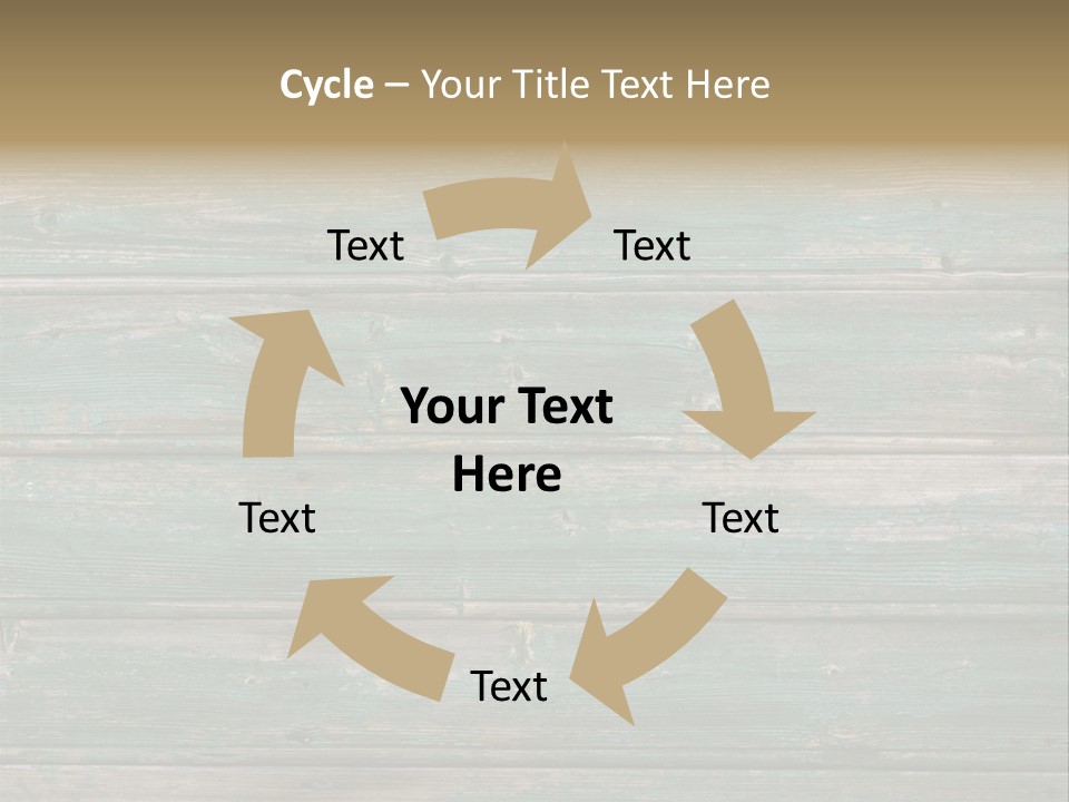 Fragment Of Old Green Peeled Paint Wooden Background PowerPoint Template